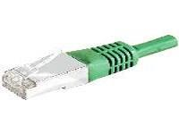 Cordon RJ45 Cat.6 F/UTP PVC - 0,5M - Vert