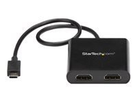 StarTech.com 2-Port Multi Monitor Adapter, USB-C to 2x HDMI Video Splitter,  USB Type-C DP Alt Mode to HDMI MST Hub, Dual 4K 30Hz or 1080p 60Hz,  Compatible with Thunderbolt 3, Windows Only 