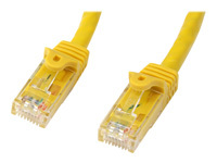 StarTech.com Câble réseau Cat6 Gigabit UTP sans crochet de 1m - Cordon  Ethernet RJ45 anti-accroc - M/M - Jaune (N6PATC1MYL)