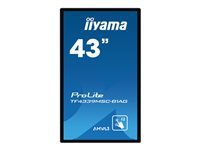 iiyama ProLite TF4339MSC-B1AG 43" Classe (42.5" visualisable) écran LCD rétro-éclairé par LED - Full HD - pour signalétique numérique / communication interactive