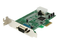 Carte PCI Express à Faible Encombrement avec 1 Port RS232 - Adaptateur Série - UART 16550 - 1xPCI Express Mâle - 1xDB-9 Mâle