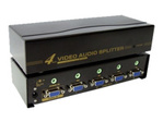 Splitter VGA+A 4ports-2048x1536 450 Mhz