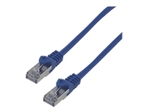 Eco patch cable Cat 6 F/UTP - 0.5m Blue