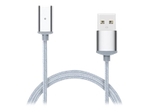 Magnetic USB-C Cable with 2 connector 1m