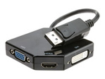 DISPLAYPORT TO HDMI/DVI/VGA ADAPTER