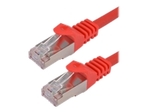CAT 7 S/FTP LSZH Patch cable - 0.5m Red