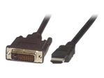 Cable/HDMI 19>DVI-D 24+1 2m